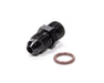 Fragola -4 AN x 7/16-20 Straight Inline O-ring Adapter, Black
