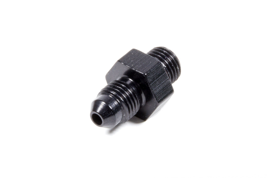 Fragola -3 AN x 3/8-24 (3) Straight Inline O-ring Adapter, Black