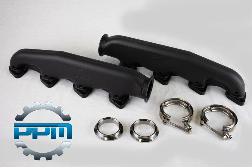 Punch Out Performance 6.0L/6.4L Front Facing Exhaust Manifolds