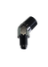 Fragola -6 AN x 1/2 NPT 45 Degree Adapter, Black
