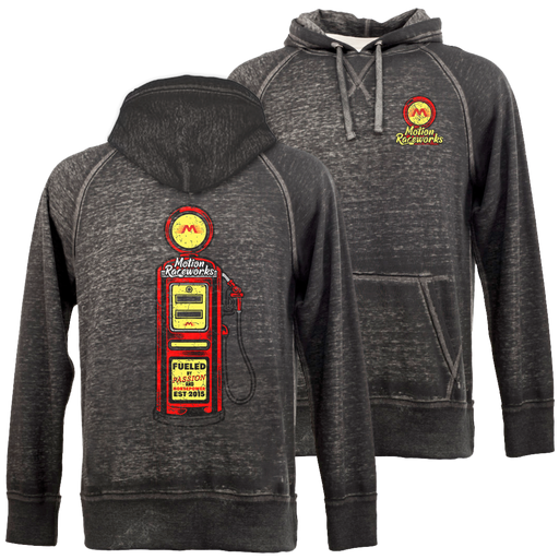 Motion Vintage Gas Pump Hoodie: Closeout