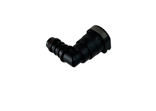 Quick Release Fitting to 5/8" Barb 90 Degree Factory 5/8" Valve Cover Connection (Plastic)