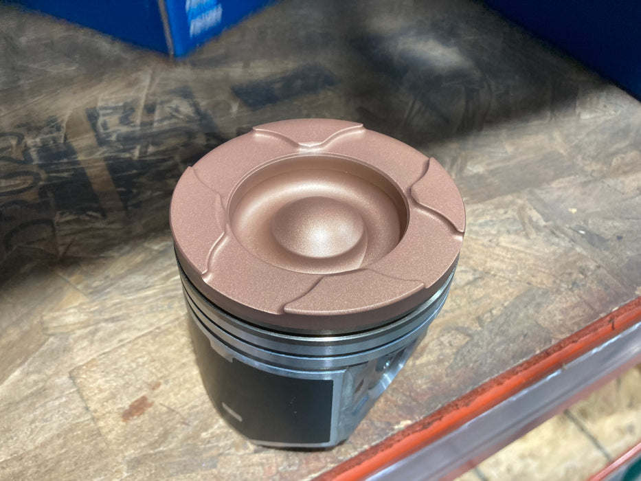 Mahle 6.0L .010" Pistons with Rings - Delipped, Valve Reliefs, Thermal Coated Crown