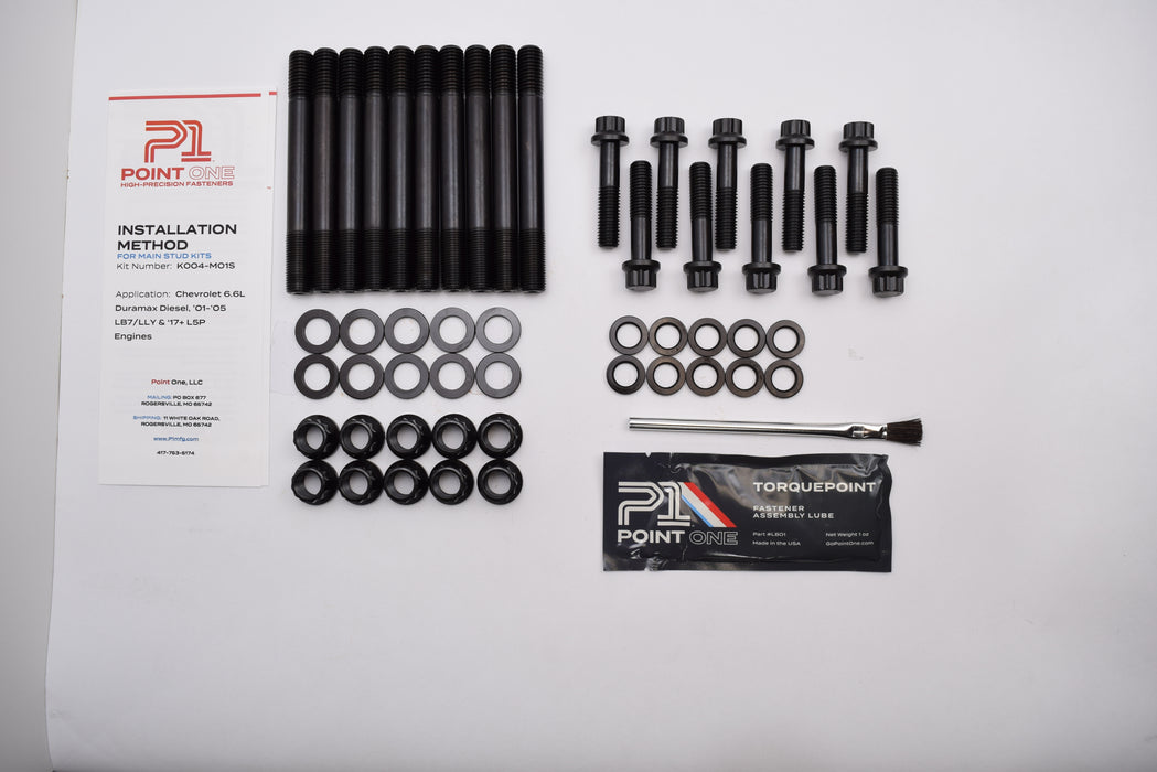 P1 6.6L Duramax Main Stud Kit (2001-2005 & L5P)