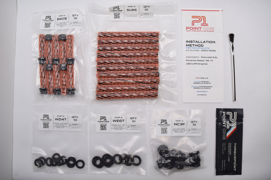 P1 6.6L Duramax Main Stud Kit (2006-2016)