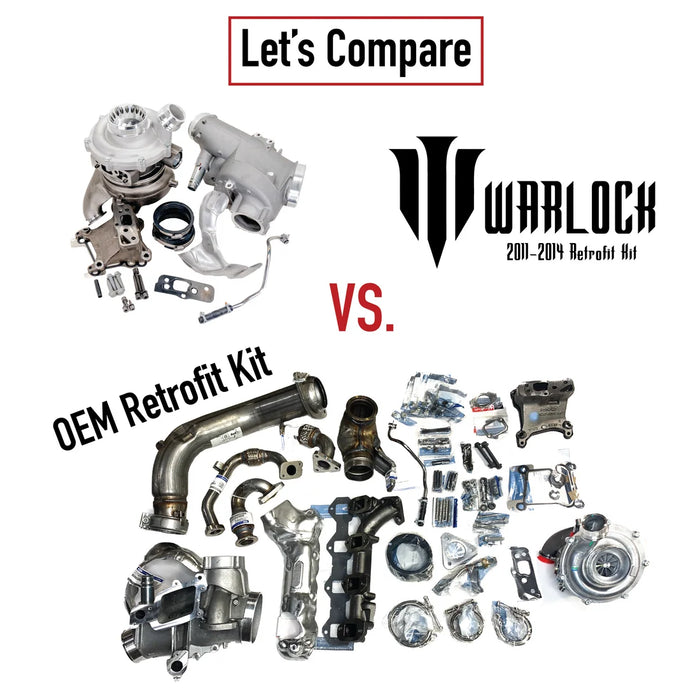 KC Turbos Warlock Retrofit Kit - 6.7 Powerstroke (2011-2014)