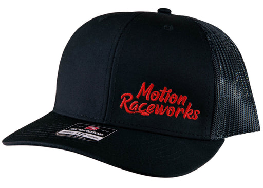 Black & Red Retro Snapback Hat