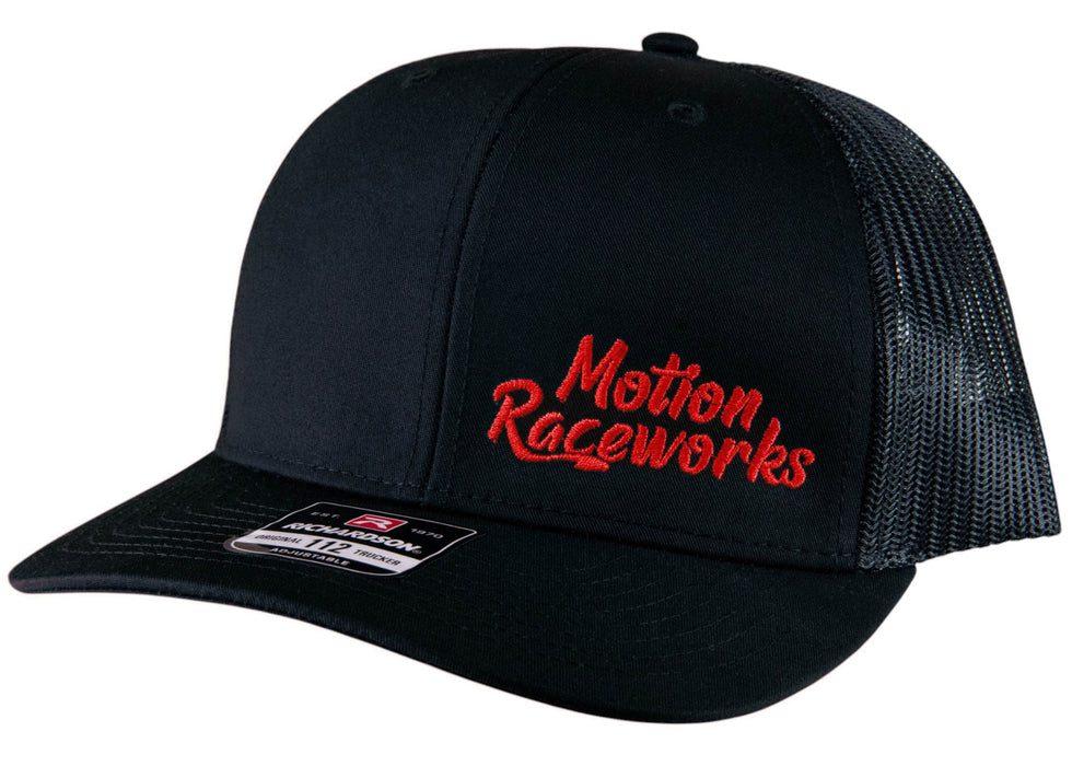 Black & Red Retro Snapback Hat