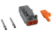 RIFE 2 Pin DTM Connector Kit Male Only