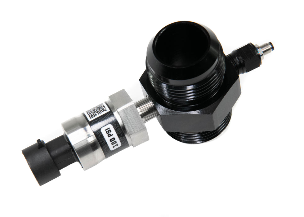 12ORB to 12 AN fitting with 1/8" NPT Side Ports 34-00048