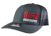 Rife Sensors Charcoal Grey/Black Snapback