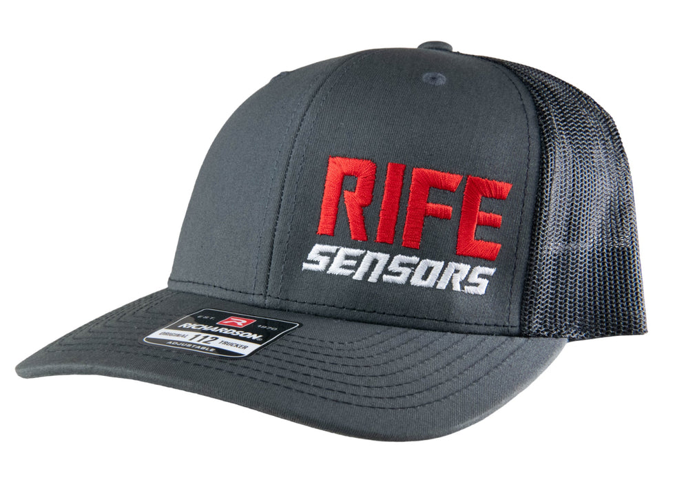 Rife Sensors Charcoal Grey/Black Snapback
