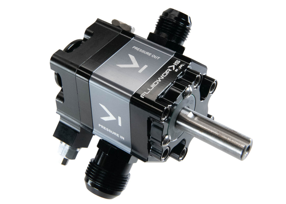 Fluidworks Single Stage Belt Drive Racing External Wet Sump Oil Pump (Standard Rotation)