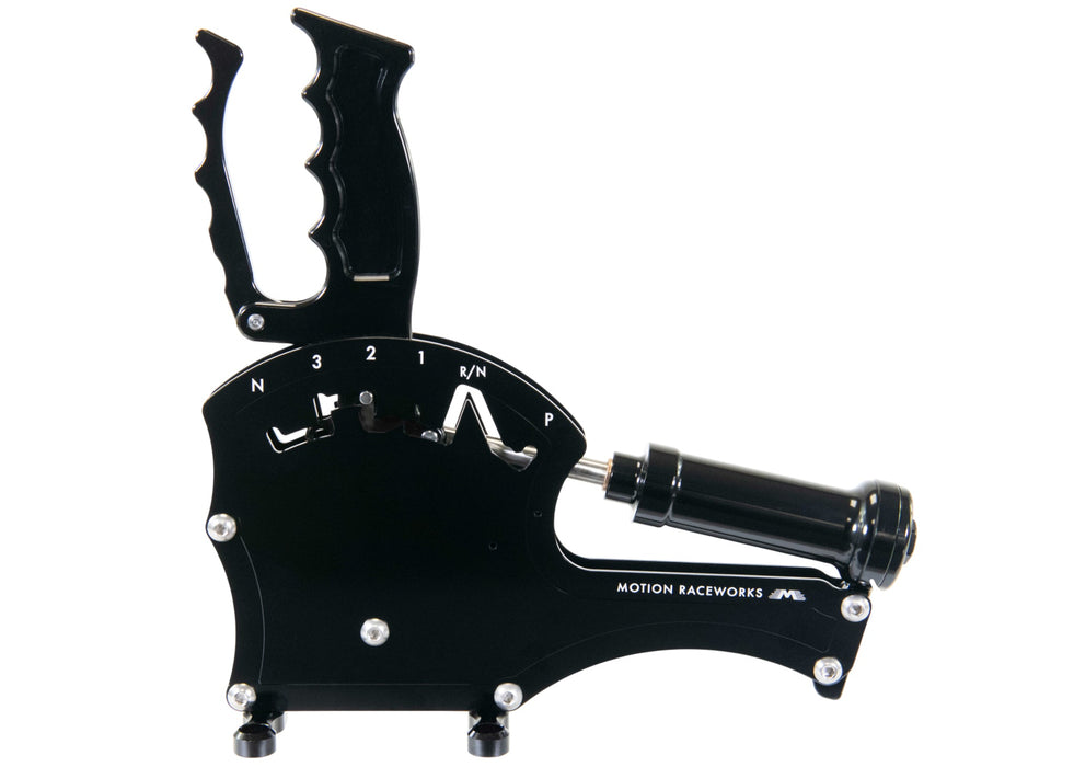 TH400 Clean Neutral 3 Speed Push To Shift Operator Series Billet Shifter Rear Exit