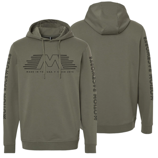 Motion Diamond Performance Hoodie Green Color