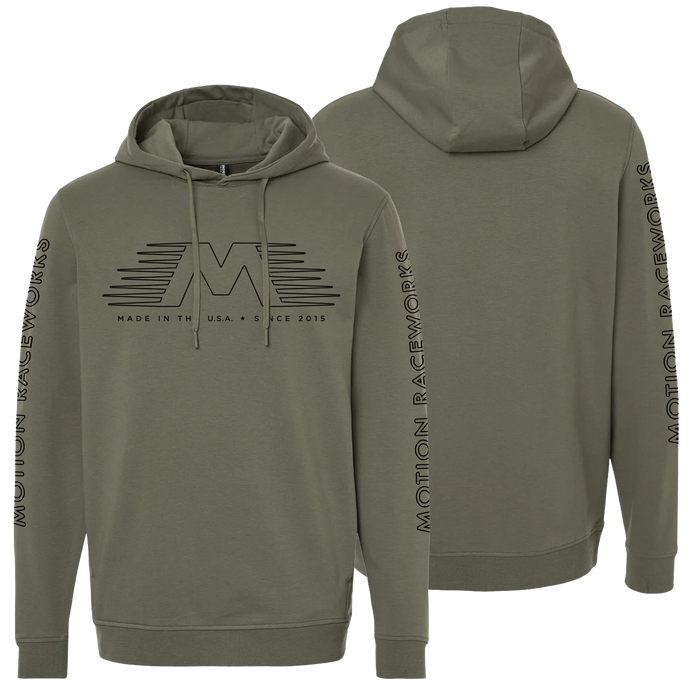 Motion Diamond Performance Hoodie Green Color