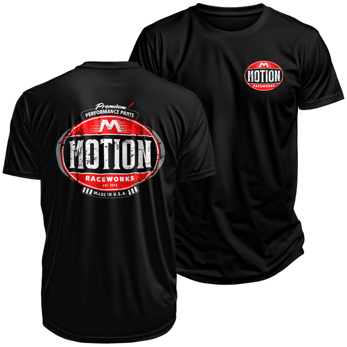 Motion Vintage Oil Can Shirt Black