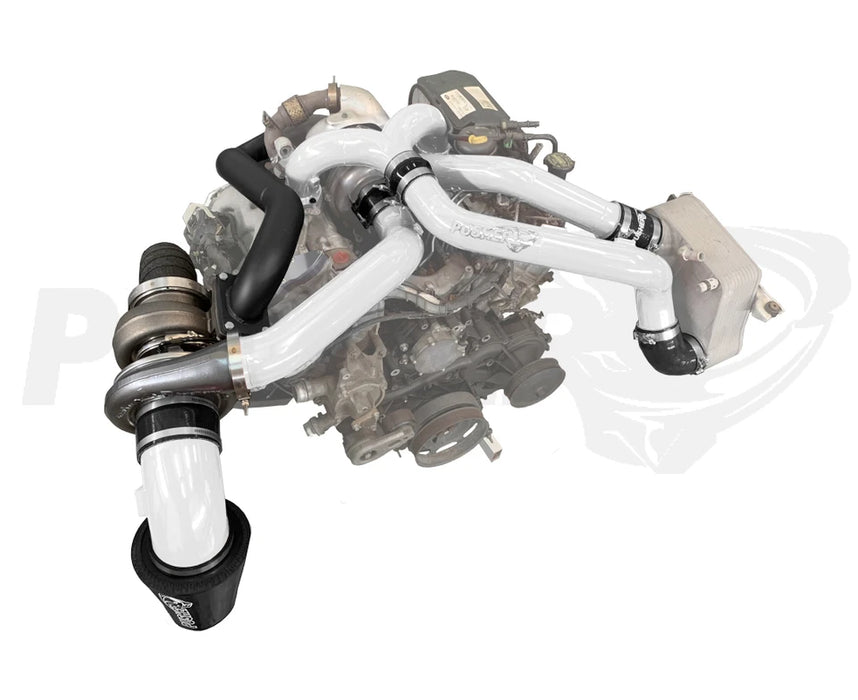 Pusher F5 Compound Turbo & Intake System 2017-19 Ford F250/350 6.7L Powerstroke