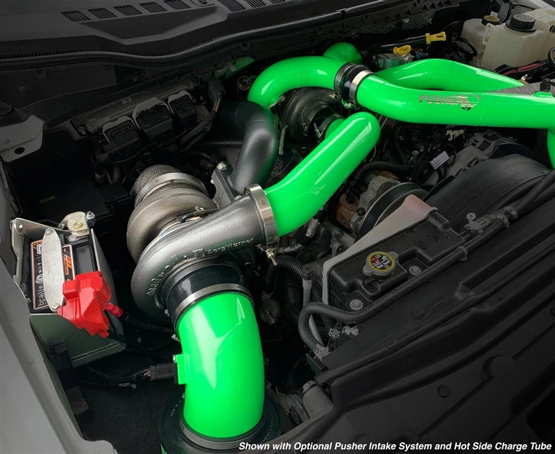 Pusher Compound Turbo System for 2020-22 Ford F250/350 6.7L Powerstroke Super Duty