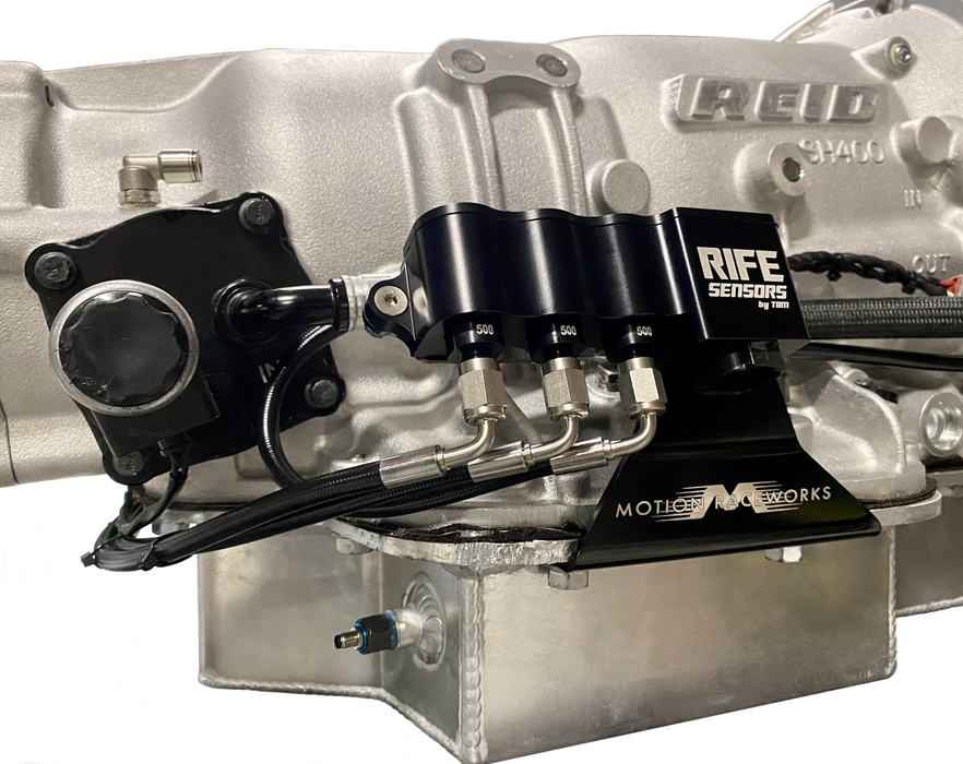 RIFE Pro Series Transmission Combo Pack for TH400 Lock Up Transmission Pressure Triple Sensor Block Kit with Mount