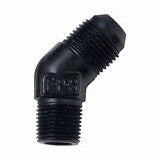 Fragola -10 AN x 3/4 NPT 45 Degree Adapter, Black