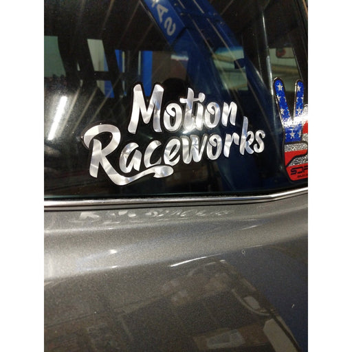 Motion Retro Decal 12” Long - MD-R12 Silver