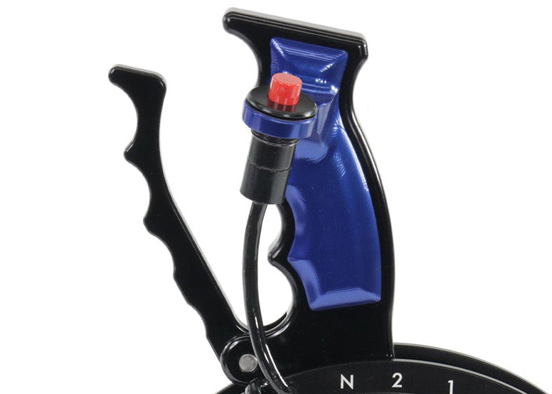 Operator Button Billet Shifter Grip Set Blue (Button Not Included)