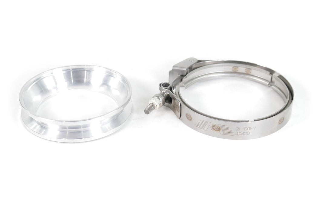 GT42/47/55 Aluminum Compressor Outlet Flange/Clamp for 4" Tubing for S400, Garrett, Precision & More 21-11003M