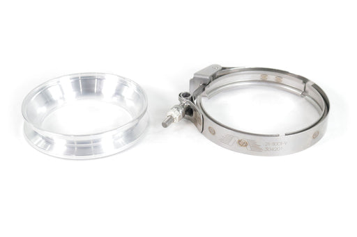 GT42/47/55 Aluminum Compressor Outlet Flange/Clamp for 4" Tubing for S400, Garrett, Precision & More 21-11003M