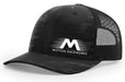 Black Camo Flying M Snapback Hat