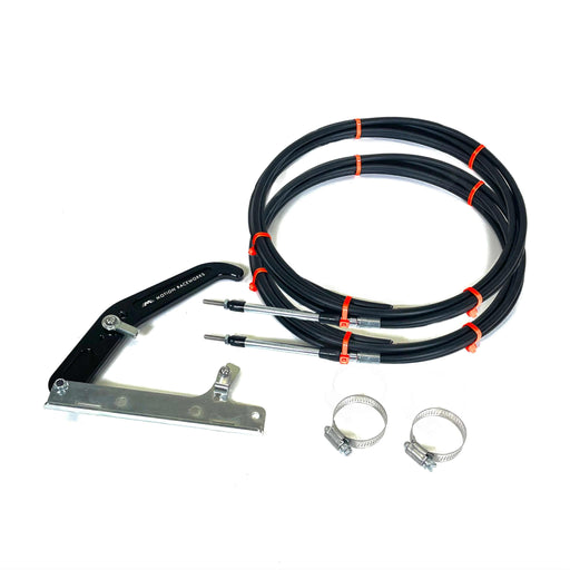 Motion Raceworks Dual Billet Parachute Handle Release Lever & Cable Mount Kit