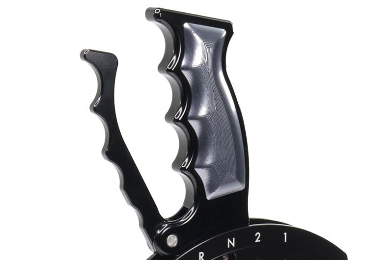 Operator Billet Shifter Grip Set Gunmetal Gray Anodized