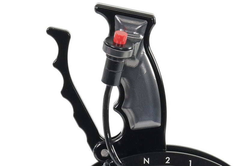 Operator Button Billet Shifter Grip Set Gun Metal Gray (Button Not Included)