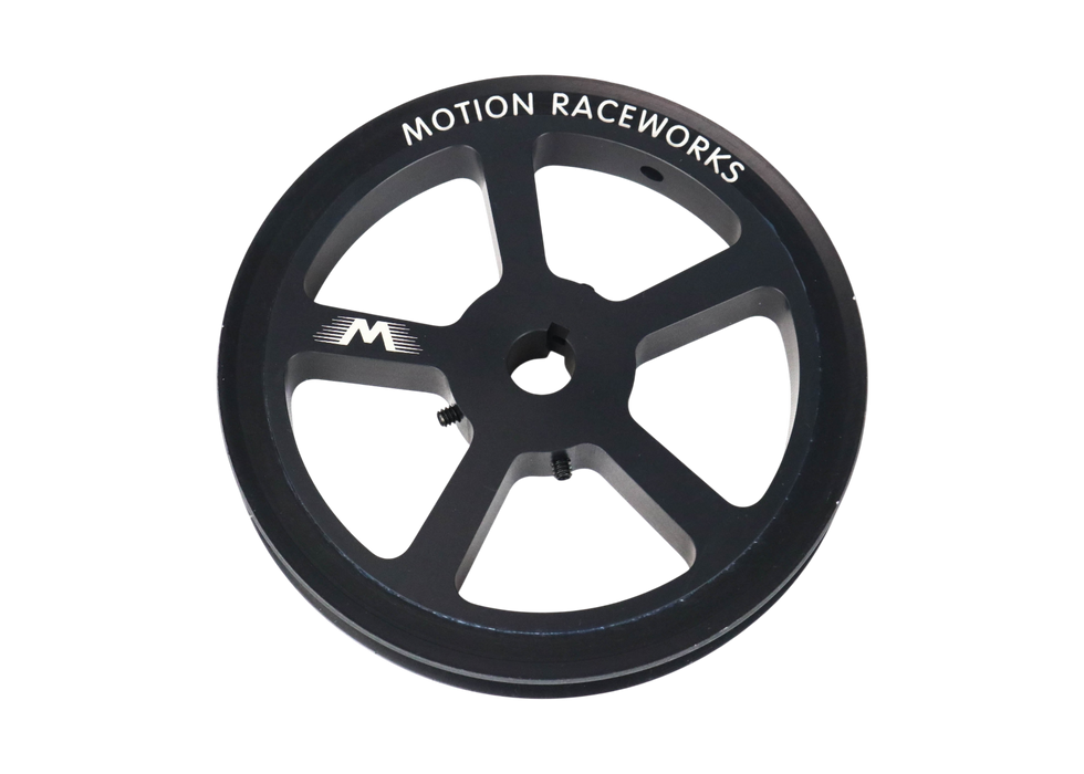 Motion Raceworks 56 Tooth 10mm wide (8mm HTD) Pulley for 5/8" Keyed Shaft