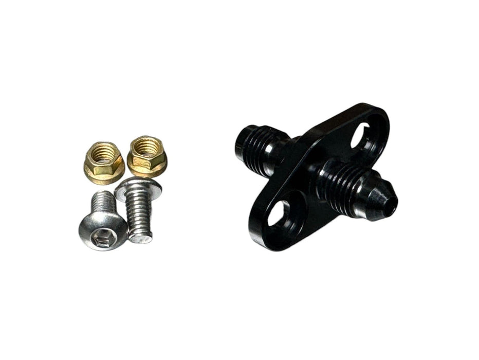 3AN Bulkhead Flanged Pass Thru Fitting by Motion Raceworks 34-30303