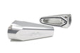 Billet Burn Down Breather Quick Release Fittings Clear Anodized (Pair)