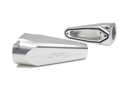 Billet Burn Down Breather Quick Release Fittings Clear Anodized (Pair)