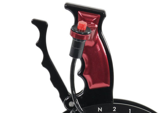 Operator Button Billet Shifter Grip Set Red (Button Not Included)