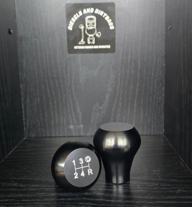 ZF5/6 Extended Aluminum Shift Knob (Raw/Black)