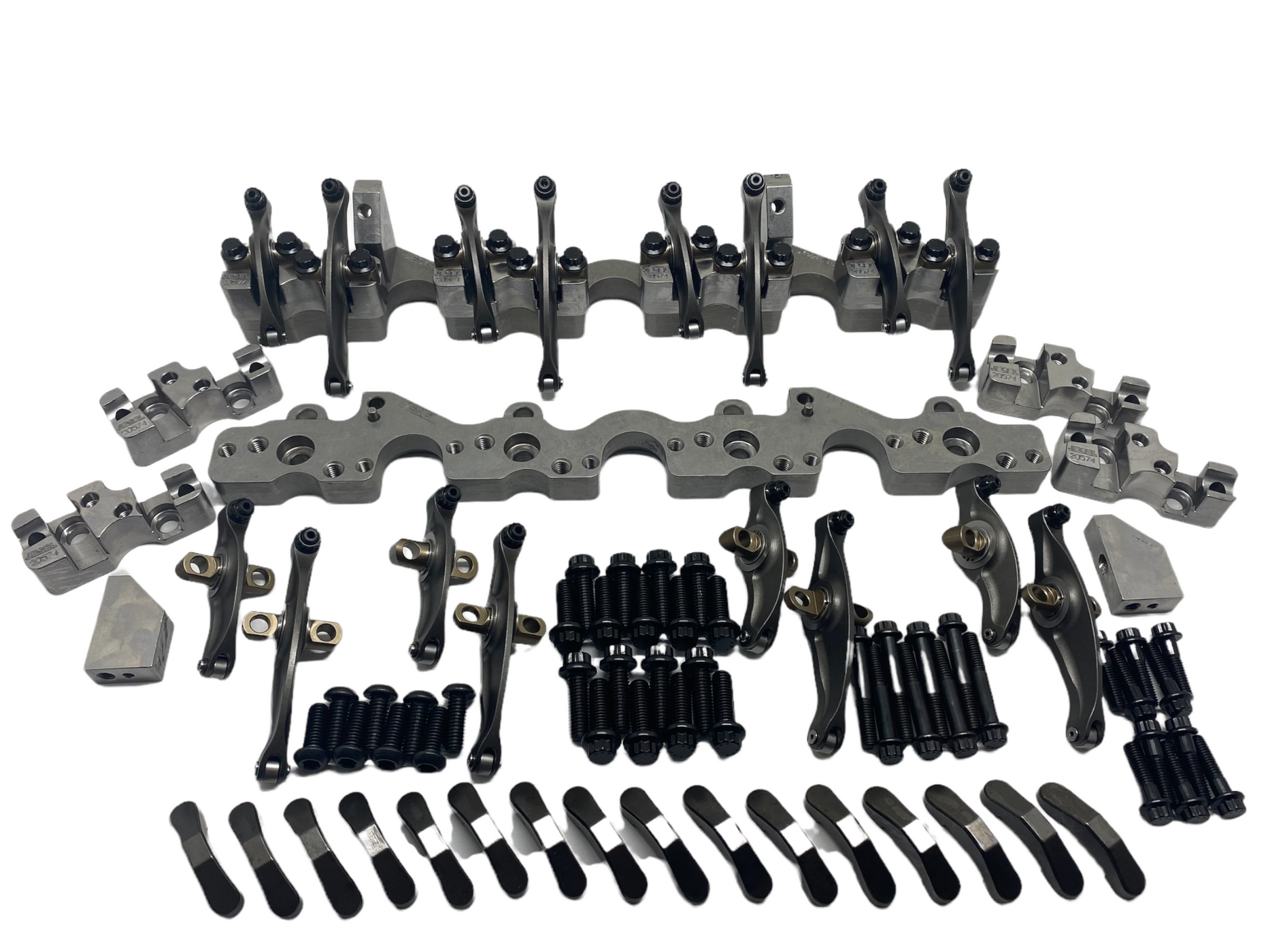 Jesel 6.4 Powerstroke Forged Steel Adjustable Rocker Arm System ...