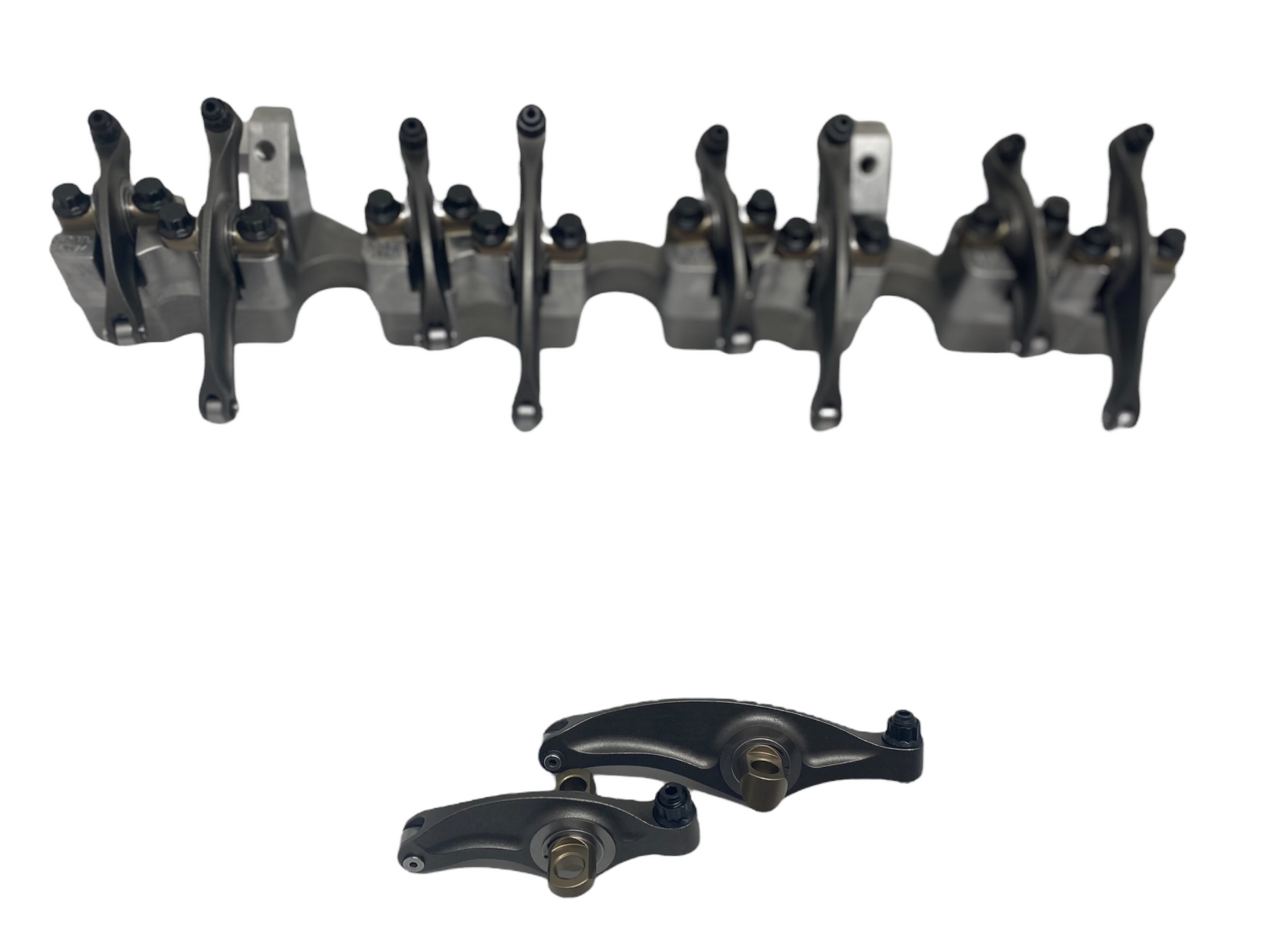 Pair Of Rocker Arm & Pedestal Assemblies For 08-10 Ford 6.4L Powerstroke Diesel